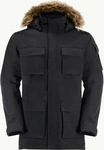 Jack Wolfskin Winterjacke Glacier Canyon Parka 1107674 Schwarz Regular Fit Herren