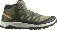 Salomon Trekkingschuhe Outrise Mid GORE-TEX L47143600 Khakifarben Herren