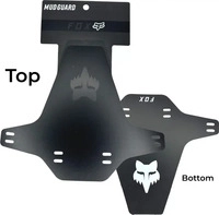 Fox Racing Fox Mud Guard Fahrrad Schutzblech Retro Logo Schwarz