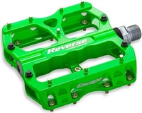 Reverse Escape Flat Fahrrad Pedal Neon Gr&uuml;n