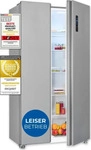 Exquisit 812000301, Exquisit SBS546-40E Inoxlook Side by Side inox,
