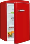 Exquisit 810210302, Exquisit RKS120-V-H-160E rot Retro Vollraumk&uuml;hlschrank,