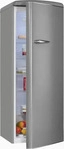 Exquisit 810470305, Exquisit RKS325-V-H-161E grau Retro Vollraumk&uuml;hlschrank,