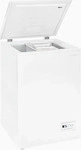 Exquisit 811400312, Exquisit GT101-E-040E weiss Gefriertruhe, Energieeffizienzklasse: