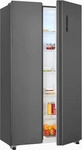 Exquisit 812000401, Exquisit SBS46-040D anthrazit Side by Side,