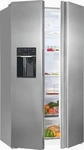 Exquisit 812050302, Exquisit SBS5520-CF-040E inoxlook Side by Side Edelstahloptik,