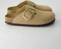 Birkenstock 1028052, Birkenstock Boston Big Buckle Sandcastle Damen