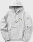 Carhartt WIP I028279-482 XX, Carhartt WIP Hooded American Script Sweatshirt Ash