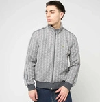 Lacoste SH1368-41I, Lacoste Monogram Sweatjacket Calluna / Graphite Herren