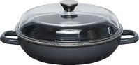 Riess Schmorpfanne mit Glasdeckel 28cm Dark Grey