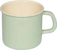 Riess Topf mit B&ouml;rdel nilgr&uuml;n 0,75 Liter Tasse pastell