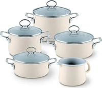 Riess Geschirr-Set 5-teilig Avorio Topfset Familienset - extrastark elfenbein