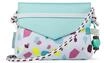 Satch Clutch kleine Umh&auml;ngetasche Schminktasche mit Kordelzug und Spiegel f&uuml;r