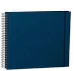 Semikolon 352961 Spiral Album Maxi Mucho - 34,5x30 cm - Fotoalbum, 90 Seiten schwarz,