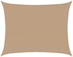 vidaXL Sonnensegel 160 g/m&sup2; Taupe 6x8 m HDPE