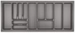 Orga-Box VIII Besteckeinsatz 1111 x 480 mm Champagner mit Perlstruktur f&uuml;r 120er