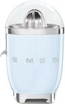 Smeg, Elektrische Zitruspresse CJF11PBEU, tropfsicherer Auslauf und Universalkegel,