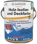 Kronen/ Jaeger Holz-Isolier- und Deckfarbe 319 2,5 Liter ,Wei&szlig; Seidengl&auml;nzend