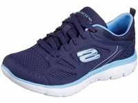 Skechers Damen Sneakers,Sports Shoes, Navy Blue, 40 EU
