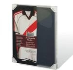 Nielsen Products 8062250 Bilderrahmen, Aluminium, satiniertes Silber, 60 x 80 cm