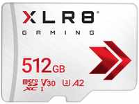 PNY XLR8 Gaming 512 GB Class 10 U3 V30 A2 microSDXC Flash-Speicherkarte,