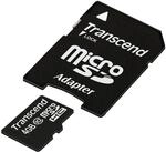 Transcend 4GB microSDXC/SDHC class 10 (premium) with adapter
