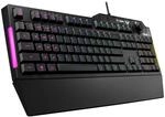 ASUS TUF Gaming K1 RGB tastiera USB Nero (ASUS TUF Gaming K1 Keyboard - Membrane) -
