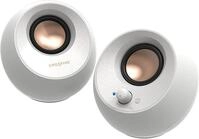 Creative Pebble V3 Minimalistischer 2.0-USB-C-Desktop-Lautsprecher mit USB-Audio,