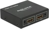 Delock HDMI Splitter 1 x HDMI in > 2 x HDMI Out 4K, &uacute;nico