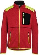 K&Uuml;BLER Workwear K&Uuml;BLER FOREST Strick-Arbeitsjacke Light rot/warngelb