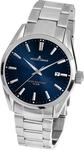 JACQUES LEMANS Herrenuhr Derby Metallband massiv Edelstahl 1-1859G