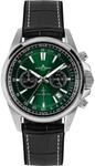 JACQUES LEMANS Herrenuhr Chronograph Ziffernblatt mit Sonnenschliff 1-2117T