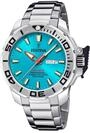 Festina Herren Uhr Analog aus Edelstahl 316L Silber - Quarzwerk - Kalender -