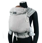 Didymos DidyKlick 4u Babytrage - Halfbuckle Tragehilfe Silber- f&uuml;r Babys und