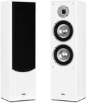 mohr 1 Paar Standlautsprecher SL10, Weiss Lautsprecherboxen, HiFi Klang zum