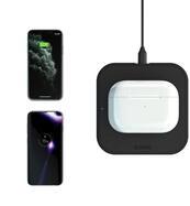 ZENS Single Wireless Charger Schwarz - Kabelloses 10W-Ladeger&auml;t mit Fast...