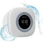 MEDION P66096 Duschradio mit Bluetooth (Badradio, UKW Radio, Saugnapf, LED-Display,