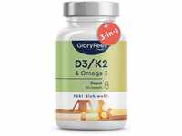Vitamin D3 K2 & Omega 3 - Premium: K2VITAL® von Kappa - 99,7+% All-Trans...