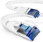 CSL - 2m Netzwerkkabel CAT 8 - LAN Kabel Patchkabel - CAT8.1 High Speed Gigabit
