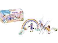 PLAYMOBIL Princess Magic 71361 Himmlischer Pegasus mit Regenbogen, Zauberhaftes