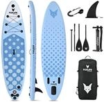 FUXLIFE SUP Board FX-SUP320D1 blau aufblasbar &bull; Stand Up Paddle f&uuml;r...
