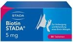 Biotin STADA 5 mg. Zur Vorbeugung und Behandlung eines Biotinmangels, 50 St