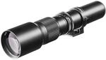 Walimex pro 500mm 1:8,0 DSLR Objektiv f&uuml;r Nikon Z Bajonett - manueller Fokus 500mm