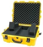 Nanuk 920 wasserdichte Hartschale, W&uuml;rfelf&ouml;rmiger Schaumstoff, gelb