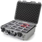 Nanuk 930 wasserdichter Hartschalenkoffer mit gepolsterten Trennw&auml;nden, Silber,