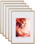 IDEAL TREND 2er 3er 5er Pack Bilderrahmen Kunststoff Lifestyle Foto Rahmen Collage