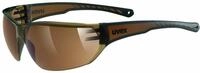 uvex Unisex &ndash; Erwachsene Sonnenbrille Sportstyle 204 Sportbrille, Brown,