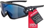 ALPINA Unisex, Sportbrille, Black Blur, Einheitsgr&ouml;&szlig;e