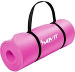 MOVIT&reg; Gymnastikmatte &ndash; 3 Gr&ouml;&szlig;en & 12 Farben, 10/15 mm, mit Tragegurt 