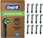 Oral-B CrossAction Aufsteckb&uuml;rsten F&uuml;r Elektrische Zahnb&uuml;rste, 12 St&uuml;ck,